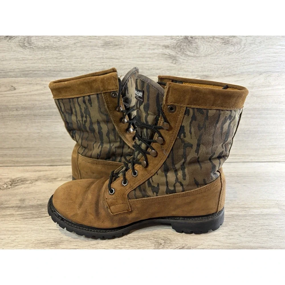 Carolina Camo Gore Tex Thinsulate Boots Mens 10 EE Leather‎ Hunting Hiking